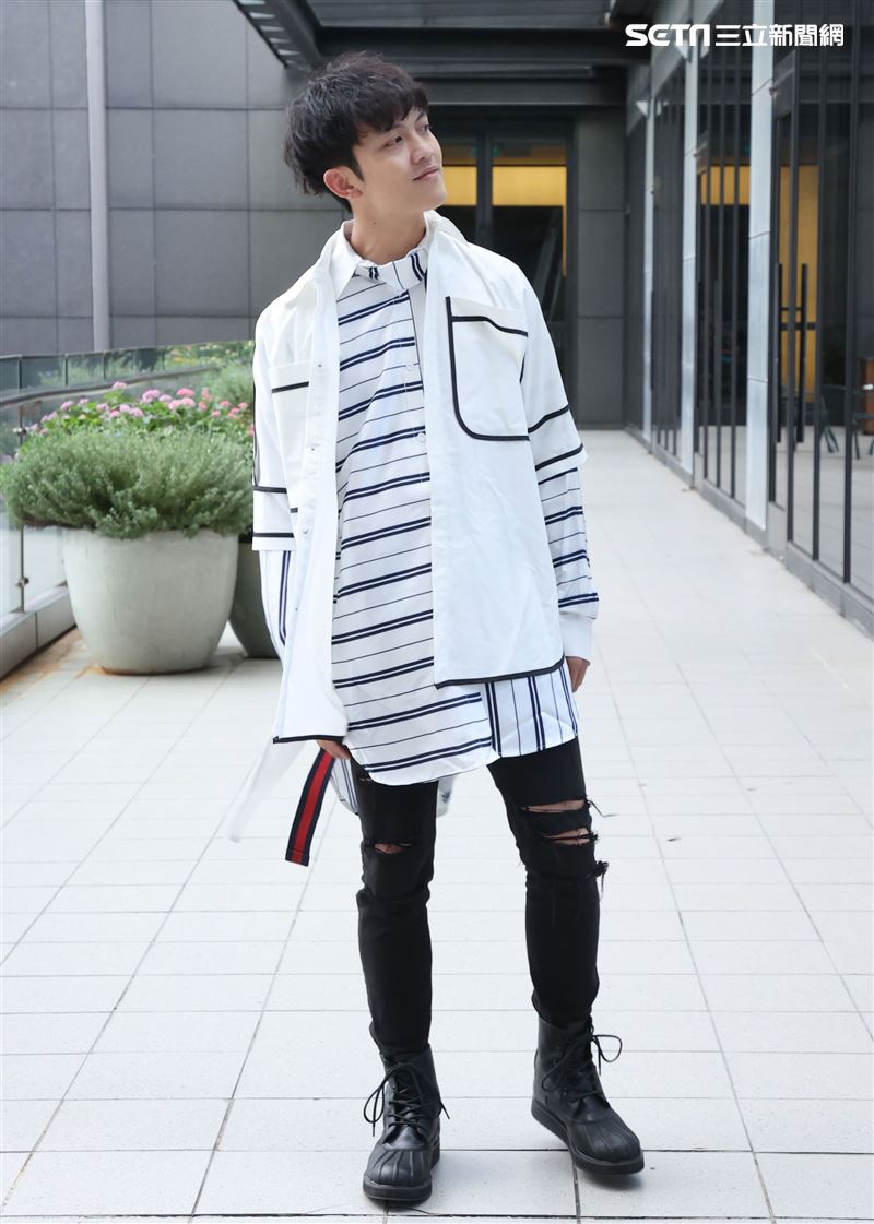 郭忠祐三立新聞網專訪。（記者邱榮吉/攝影）