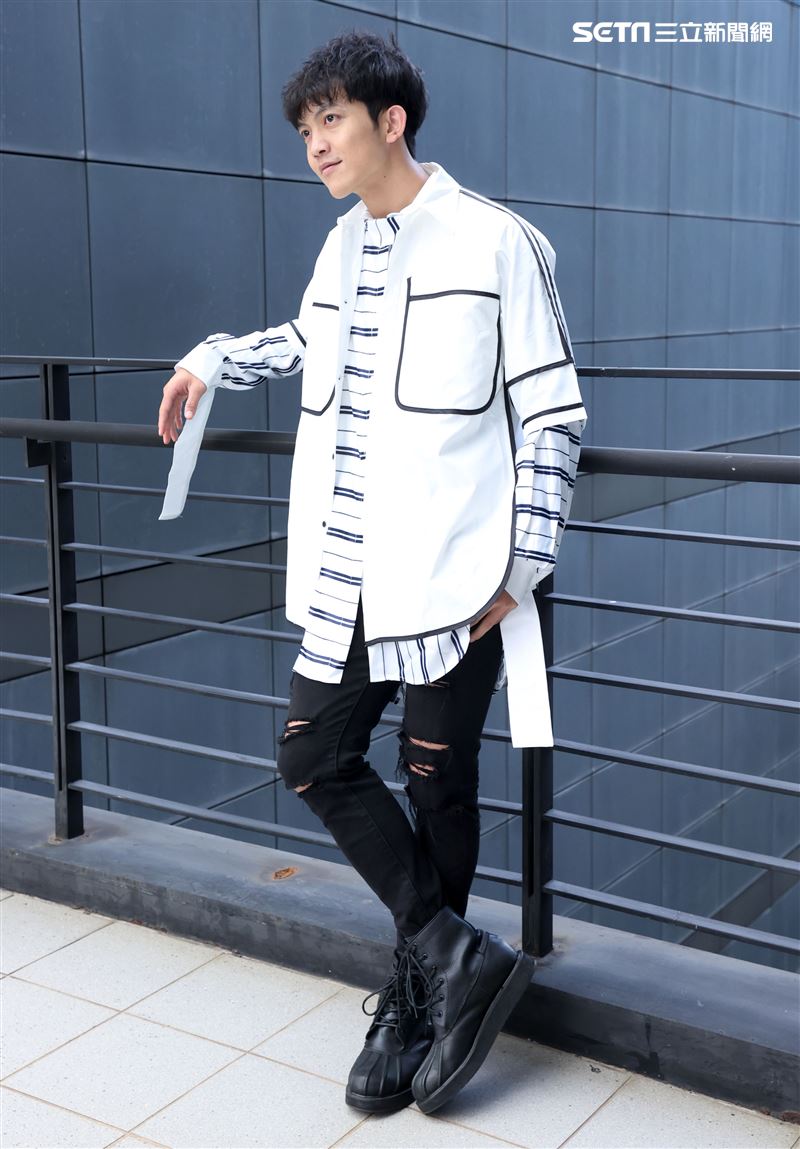 郭忠祐三立新聞網專訪。（記者邱榮吉/攝影）