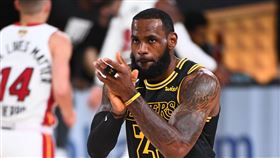 「詹皇」LeBron James。（圖／翻攝自NBA推特）