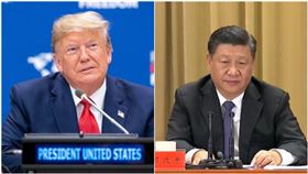 川普，習近平（圖／翻攝自臉書、新聞台）