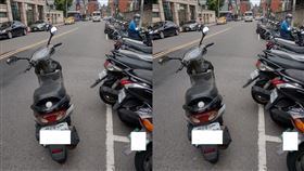 挪車,機車,車格,開單,自私(翻攝自 台北之北投幫)