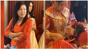 新郎迎娶給紅包…岳母臭臉嫌「太少」　新娘冷眼坐一旁數錢（圖／翻攝自網易視頻）