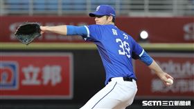 ▲富邦悍將先發投手羅力。（圖／記者劉彥池攝影）