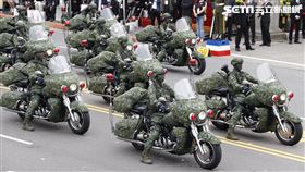 中華民國109年國慶大會、憲兵重機快反連。（圖／記者林聖凱攝影）