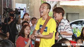 浩子、顏永烈網路新節目《鬧著玩視界旅遊 Nowyouon》首映會。記者林士傑攝影