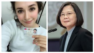 愛台灣！瑞莎賀國慶　釣出蔡英文暖回