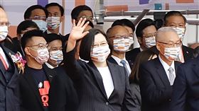 國慶大會、總統蔡英文、前總統馬英九、副總統賴清德（圖／記者林聖凱攝影）