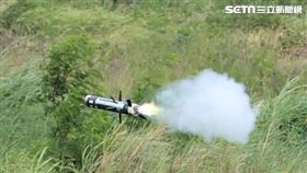 標槍飛彈發射。（記者邱榮吉/攝影）