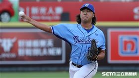 ▲富邦悍將投手林羿豪。（圖／記者劉彥池攝影）