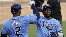 Randy Arozarena敲出陽春砲。（圖／美聯社／達志影像）