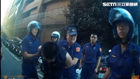 扭打,警所長,骨折,三峽,翻攝畫面