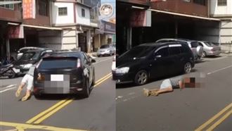 男強拉車門不成　被拖行重摔高雄街頭