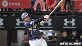 ▲樂天桃猿捕手林泓育。（圖／記者劉彥池攝影）