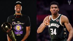 NBA／不是字母哥！字母家首冠出爐
NBA,字母家族,洛杉磯湖人,總冠軍,Kostas Antetokounmpo,字母哥
翻攝自推特、公鹿IG