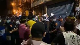 台南,南鐵,拆遷戶,驅離,抗爭（圖／翻攝立法委員陳椒華臉書）