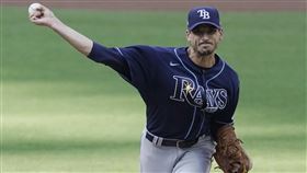 ▲莫頓（Charlie Morton）生涯效力過勇士、海盜、太空人和光芒。（圖／美聯社／達志影像）