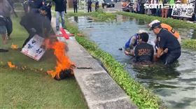 屏東,縣府,自焚,抗議