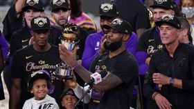 ▲湖人奪下隊史第17冠。（圖／美聯社／達志影像）