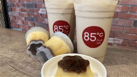 85℃大杯冰布丁奶茶，限時4天「第二杯10元」。（圖／業者提供）