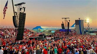 染疫後重返造勢舞台　川普無口罩嘶吼