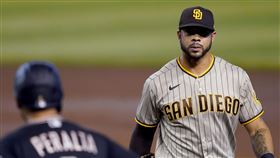 ▲教士外野手菲姆（Tommy Pham）在脫衣舞俱樂部外捲入爭執遭人刺傷。（圖／美聯社／達志影像）