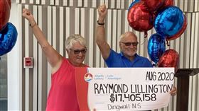 ▲幸運的夫妻中了2次大獎。（圖／翻攝自推特）