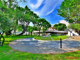 河岸藍帶串聯公園綠帶，營造南區新亮點，中市綠川水環境改善計畫-愛國街至信義南街（圖／台中市政府）