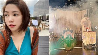 曾智希披白紗被求婚　甜蜜畫面曝光