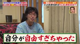 日本57歲男子坂口一真，存下1億日幣（約2700萬台幣）提早退休，生活方式引起討論。（圖／翻攝自YouTube）