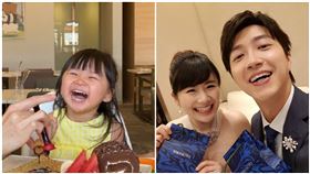  100%撞臉福原愛！3歲小小愛過生日　開心燦笑融化粉絲，圖／翻攝自福原愛微博