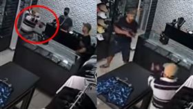 搶匪,歹徒,持槍,老闆,霸氣,巴西