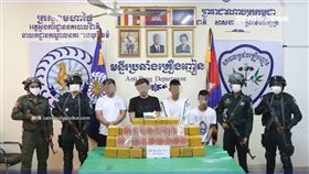柬埔寨毒品案! 4台灣男被逮 另1人逃跑時摔死（圖／翻攝自柬埔寨國家警察局）