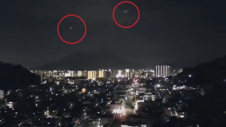 日本驚見UFO空戰　多光點編隊飛行