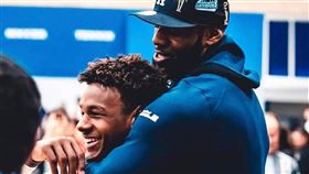 NBA／好爸爸詹皇！拼冠不忘兒生日
NBA,洛杉磯湖人,LeBron James,Bronny James,生日
翻攝自IG KingJames