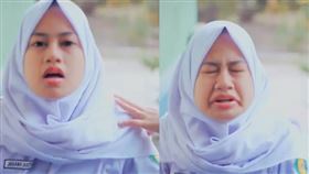 吉達娜打噴梯的畫面被1千萬人觀看。（圖／翻攝自吉達娜抖音）