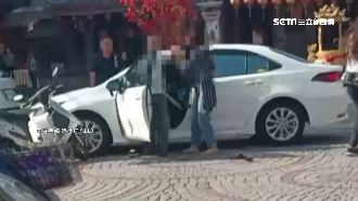 夫懷疑妻外遇　求子廟前上演全武行