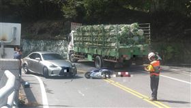 埔霧公路,人止關,車禍,騎士,大貨車,南投