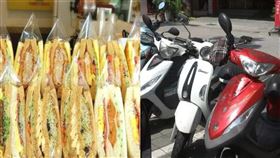 彰化,邊吃邊騎,機車,三明治