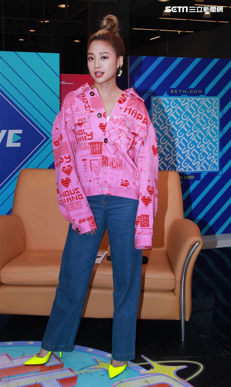 （鬼鬼）吳映潔安安大明星。（記者邱榮吉/攝影）