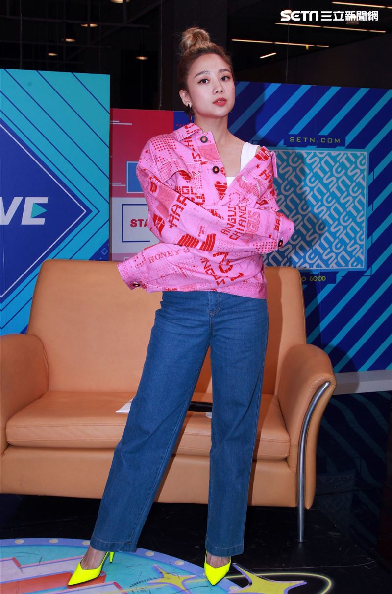 （鬼鬼）吳映潔安安大明星。（記者邱榮吉/攝影）