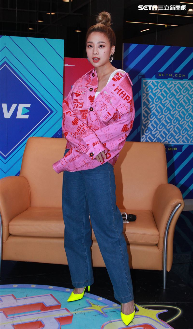 （鬼鬼）吳映潔安安大明星。（記者邱榮吉/攝影）