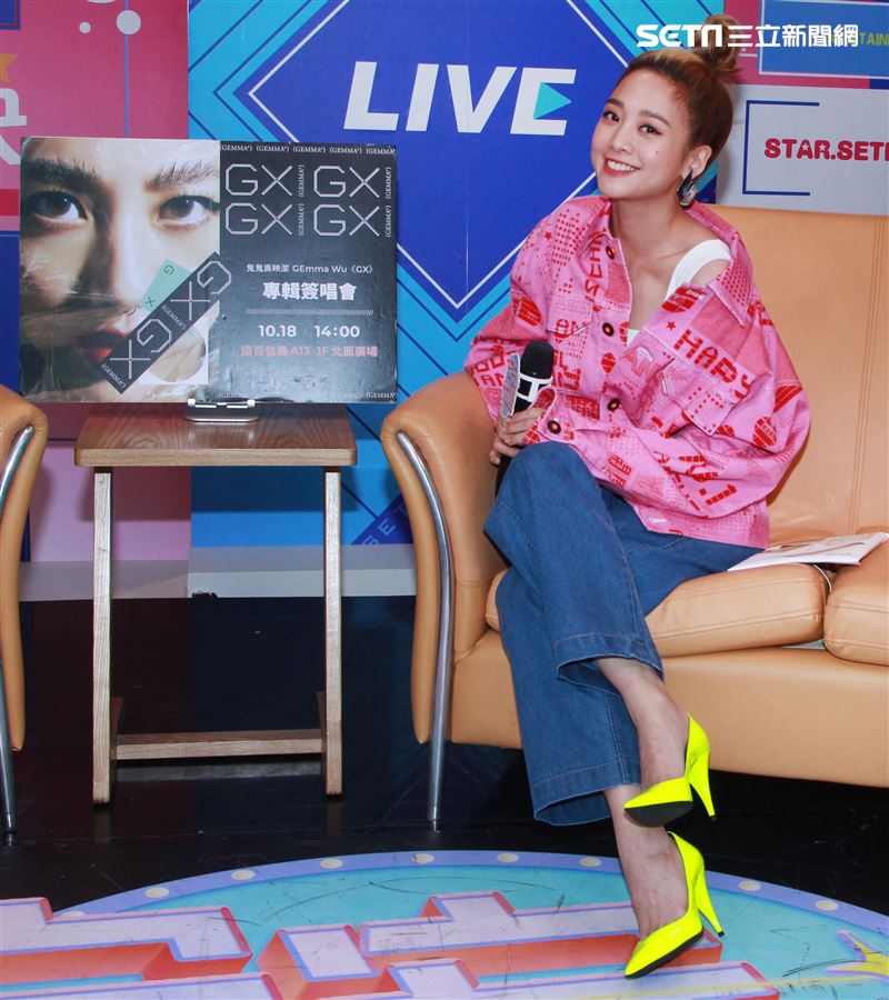 （鬼鬼）吳映潔安安大明星。（記者邱榮吉/攝影）