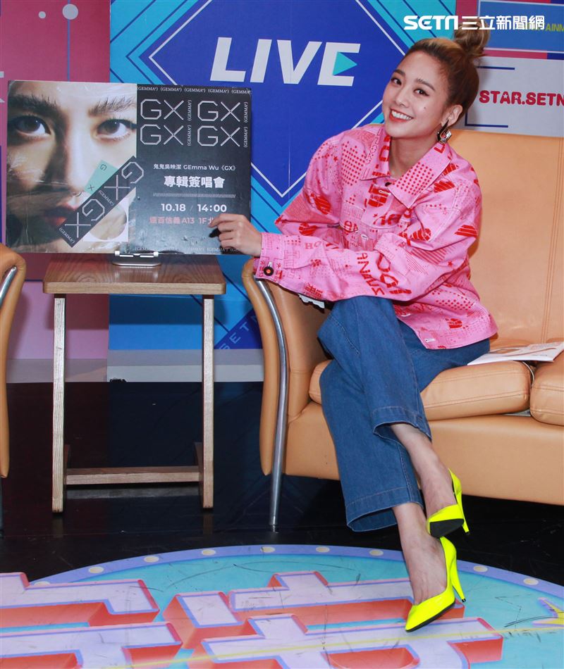 （鬼鬼）吳映潔安安大明星。（記者邱榮吉/攝影）