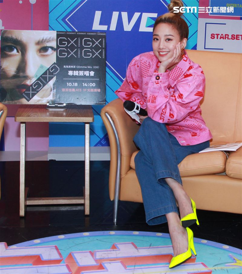 （鬼鬼）吳映潔安安大明星。（記者邱榮吉/攝影）