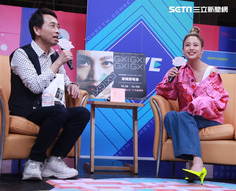 （鬼鬼）吳映潔安安大明星。（記者邱榮吉/攝影）