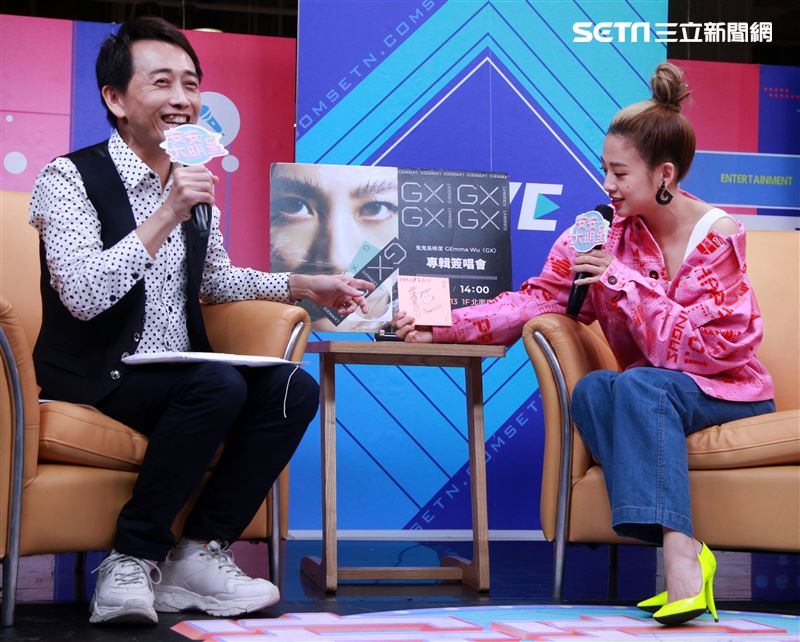 （鬼鬼）吳映潔安安大明星。（記者邱榮吉/攝影）