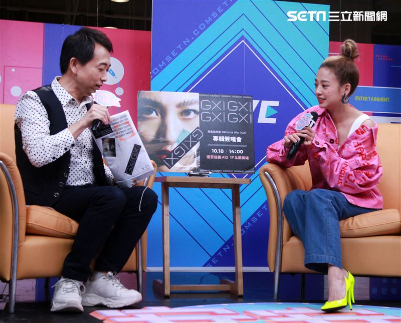 （鬼鬼）吳映潔安安大明星。（記者邱榮吉/攝影）