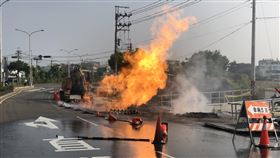 怪手,氣爆,瓦斯管線,工地,台南