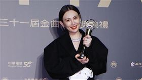 第31屆金曲獎最佳國語歌后魏如萱。（圖／記者林聖凱攝影）