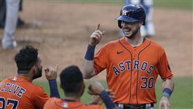 ▲塔克（Kyle Tucker）敲出季後賽生涯首轟。（圖／美聯社／達志影像）